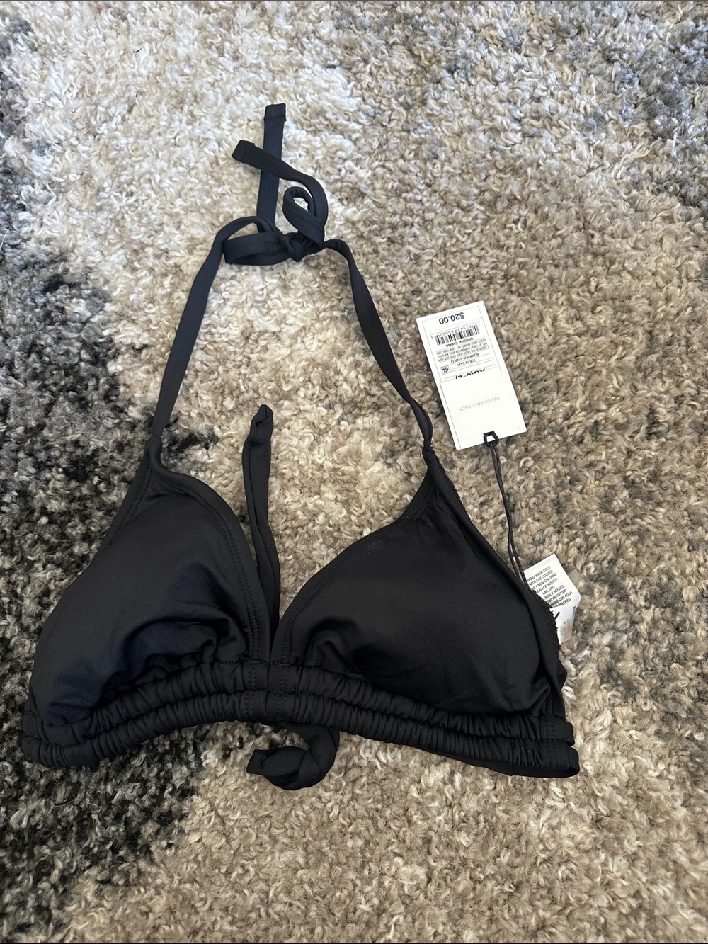Shade & Shore Black Triangle Swim Bikini set